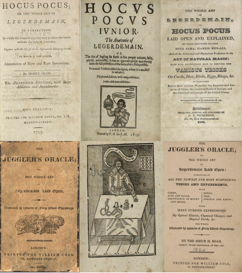 The Hocus Pocus Junior (1635) Hocus Pocus (1795) Conjuring Collection on USB