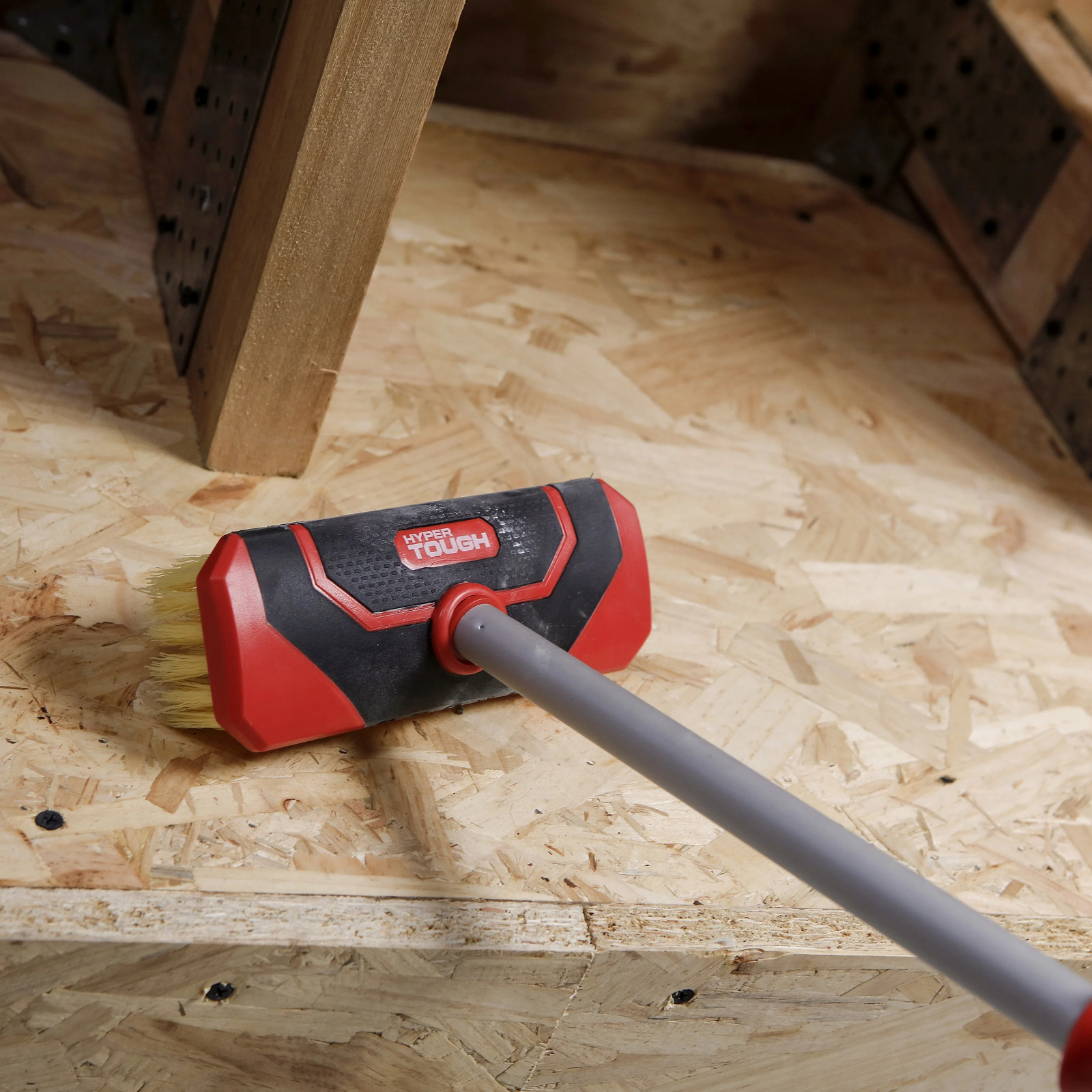 Scrub Brush with Threaded Pole Socket, 2.8 in