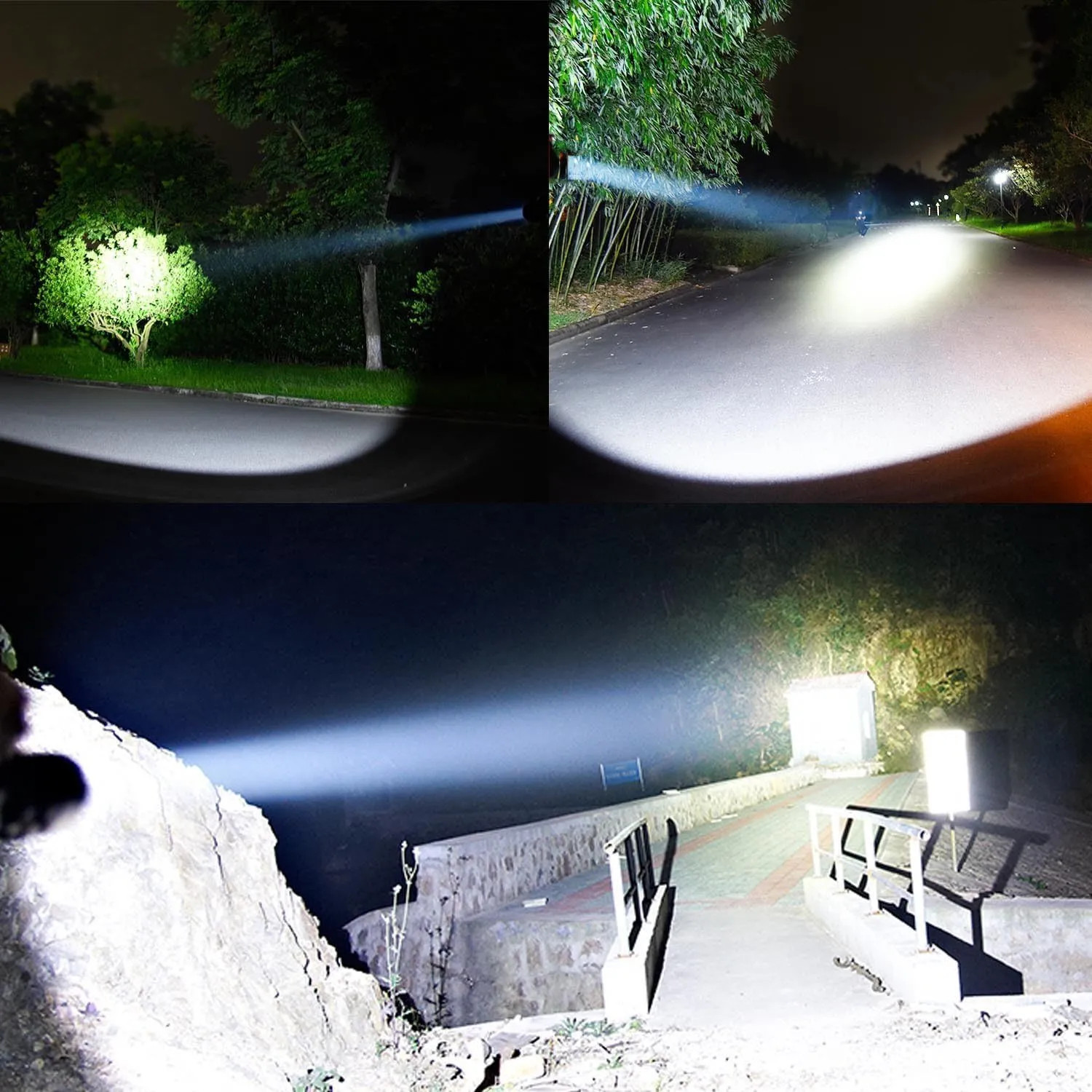 Super Bright LED Rechargeable Headlamp Flashlight For Camping Hiking Mining F...