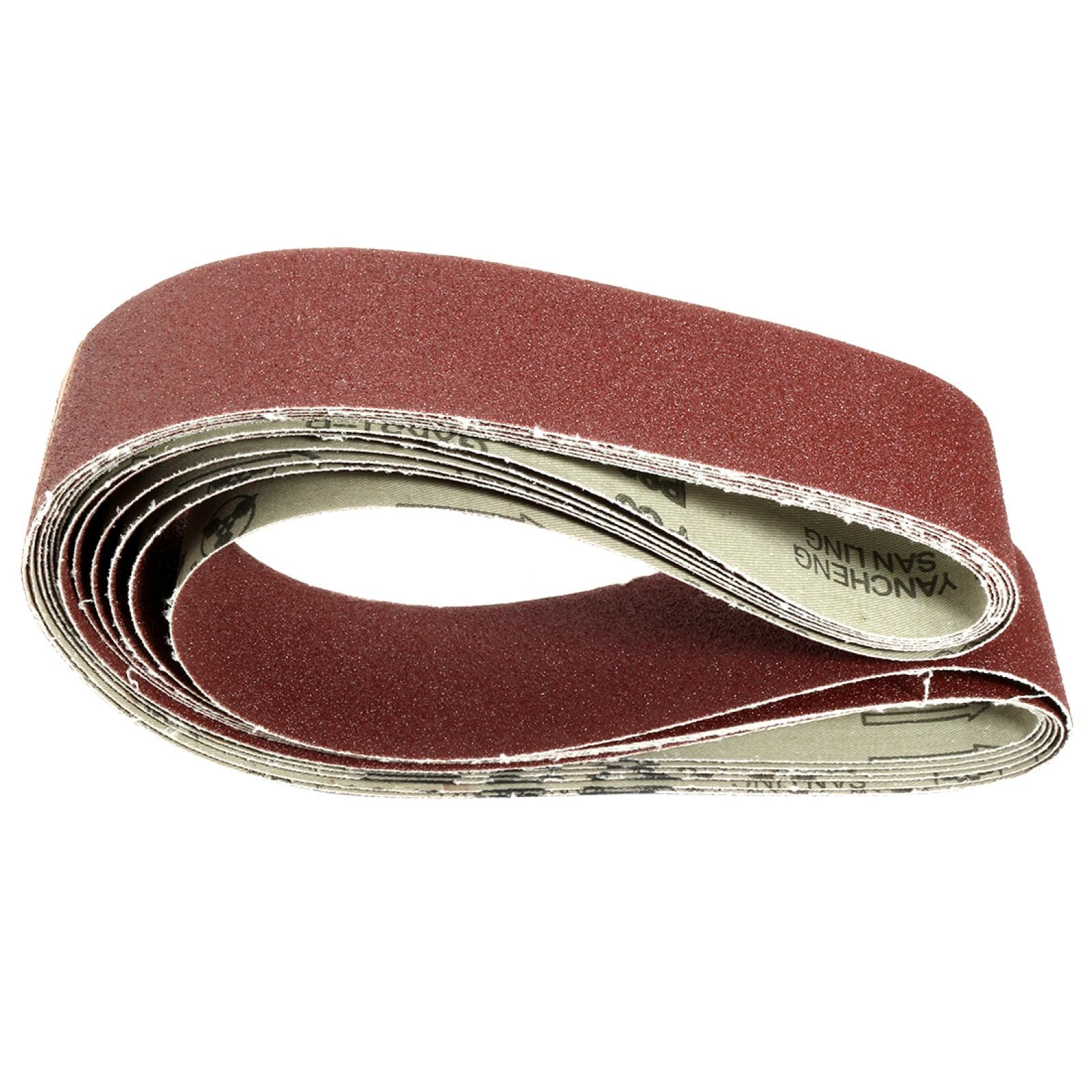 2" x 42" Aluminum Oxide Sanding Belt 80 Grits Lapped Joint 6pcs