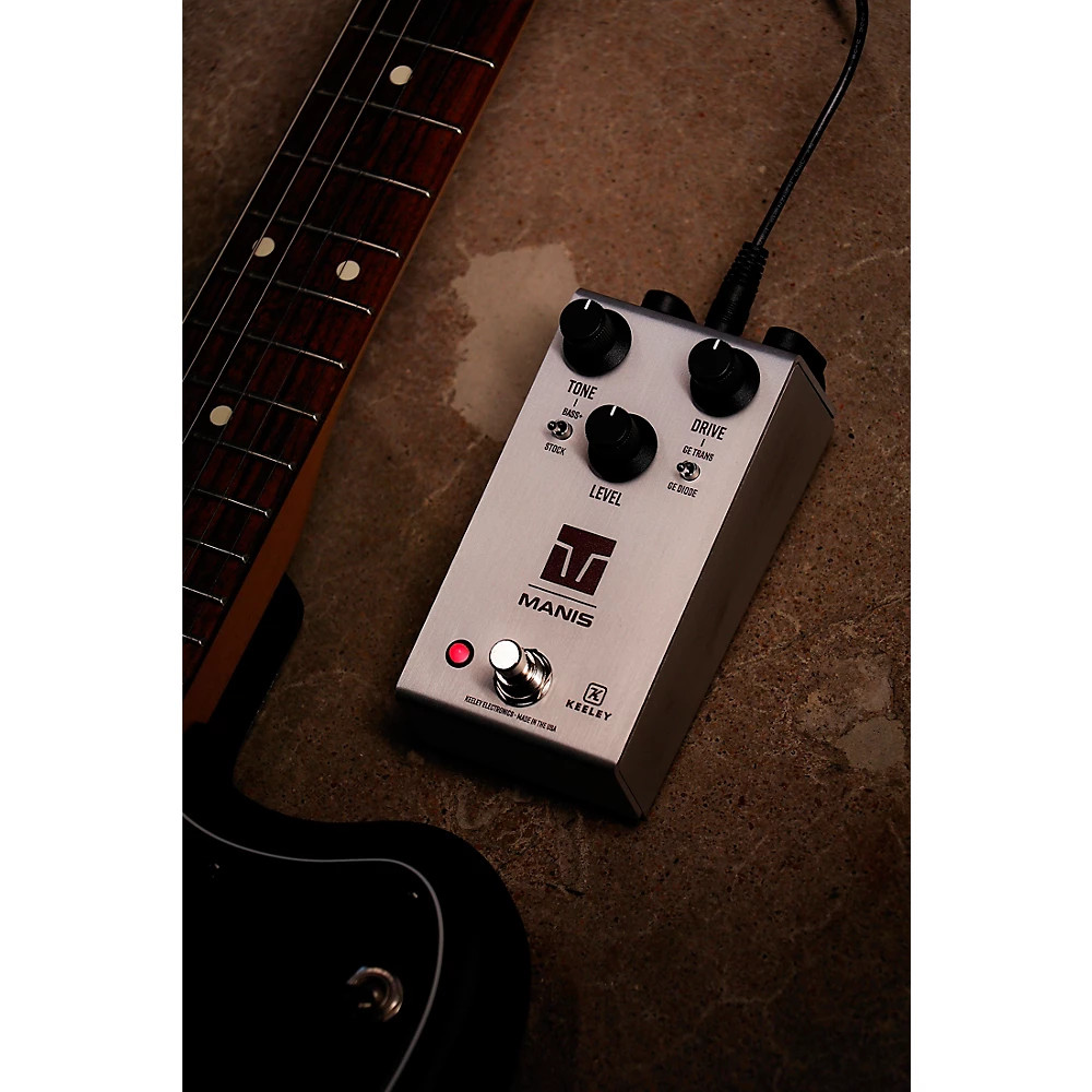 Keeley Manis Overdrive Effects Pedal Silver
