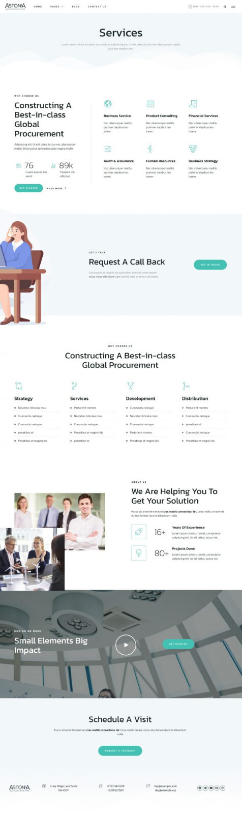 Premium Wordpress Elementor Template Kit Bundle | Business & Service Theme