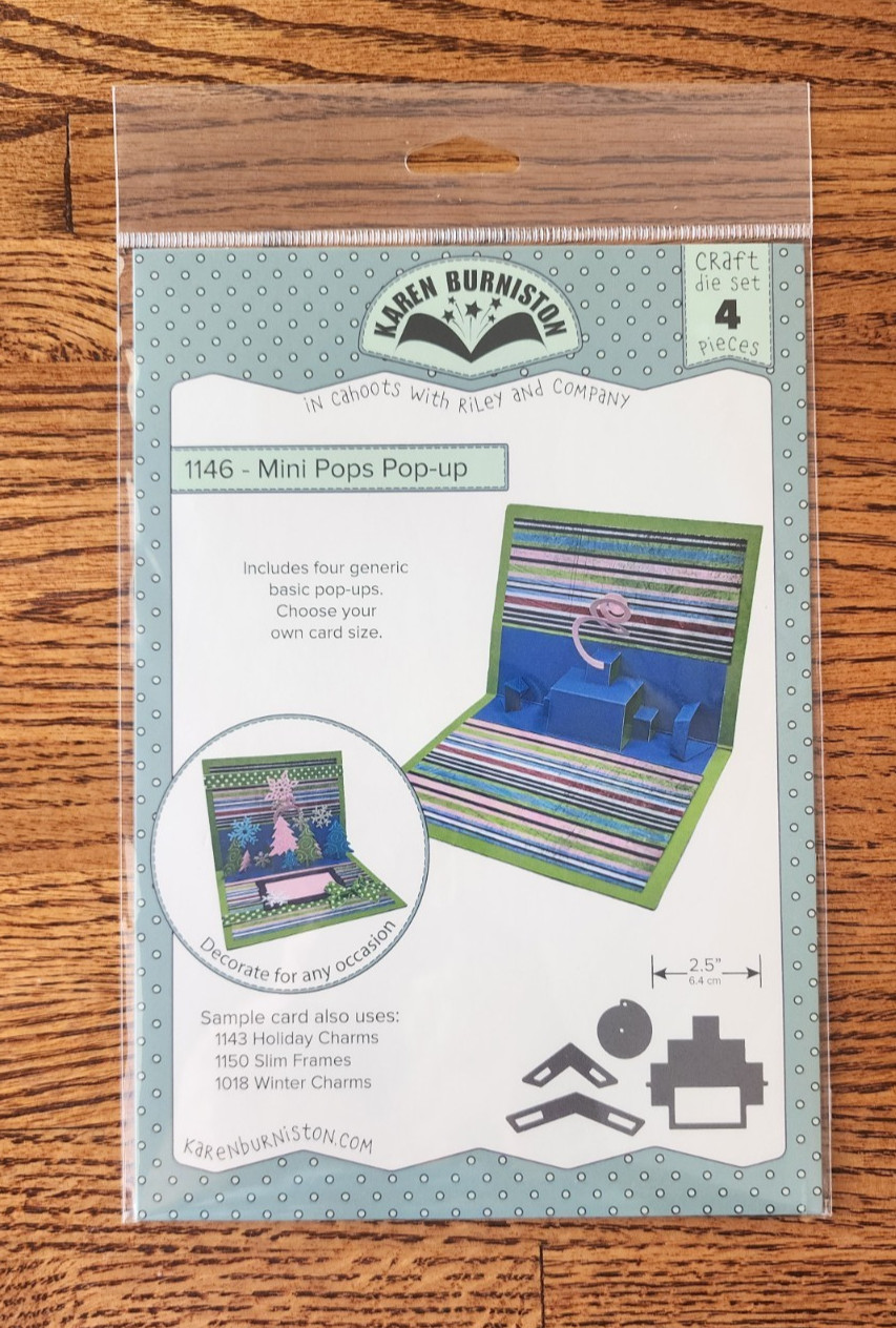 Karen Burniston - Craft Die Set Dies - Mini Pops Pop-up - 1146