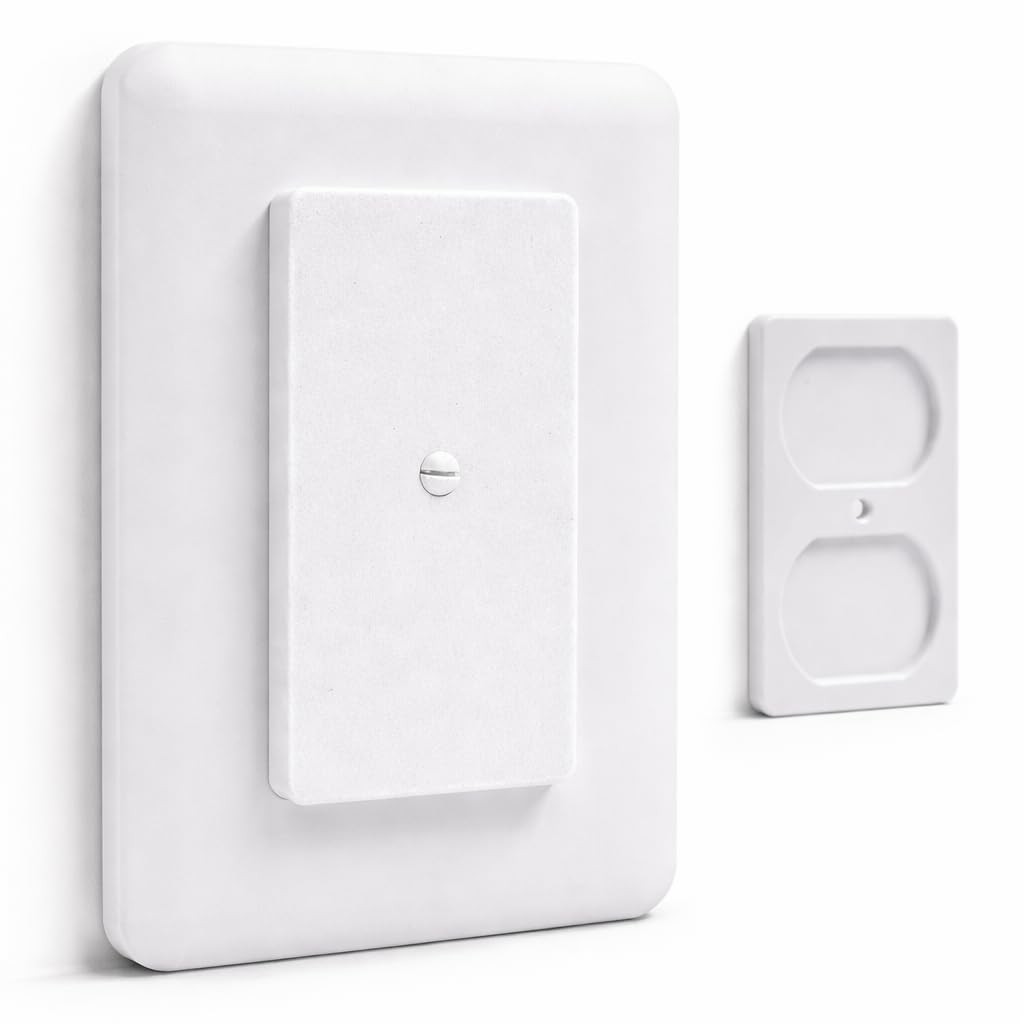 Screw-On Outlet Cover Guard – Child Safety Duplex Outlet Blocker, Requires Sc...