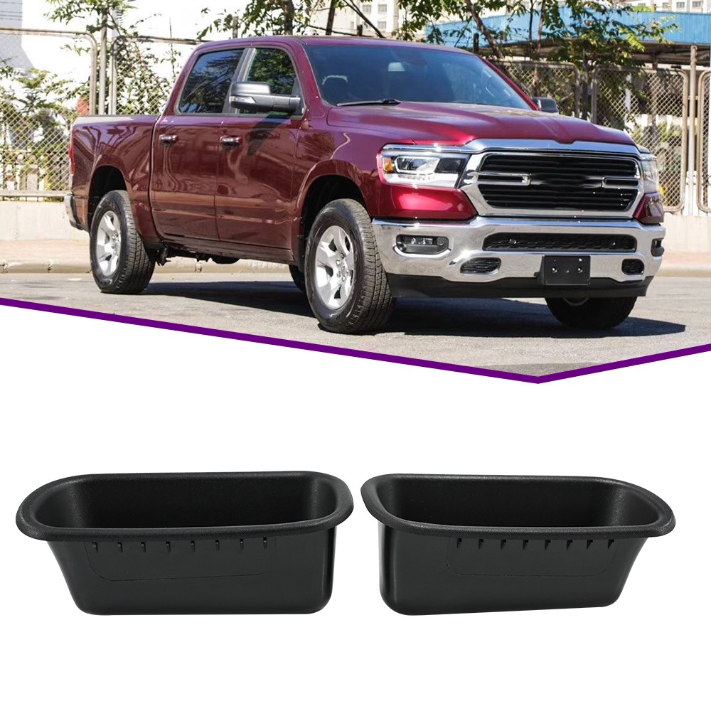 Pair For 1994-2001 Dodge Ram 1500 2500 3500 Front RH LH Door Pull Handle Cup