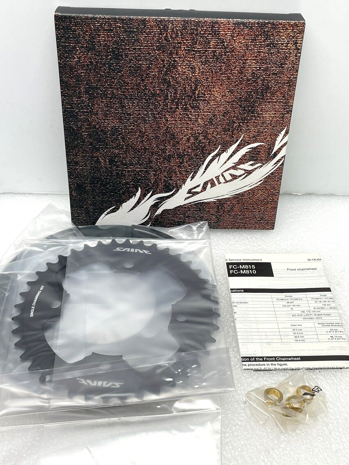 SHIMANO SAINT SM-CR81 BASHGUARD RING 40T CHAINRING CHAIN BLADE DOWNHILL OFF-ROAD