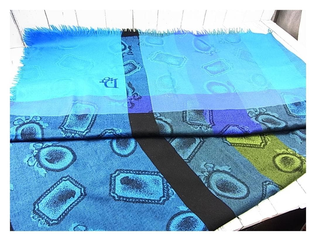 Christian Dior large stole shawl 152 x 152 cm