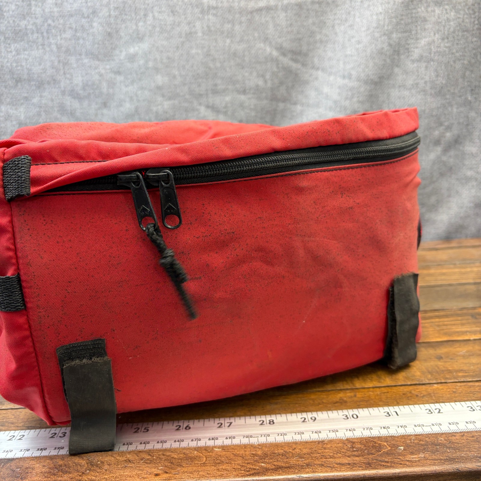 Vintage Cannondale Rear Rack  Bag  Red USA  Mount Reflector   80s TOuring