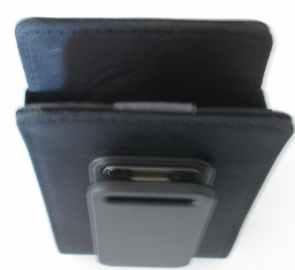 Belt Clip cell phone holder (black) 4 1/2 L X 2 1/2 W X 1