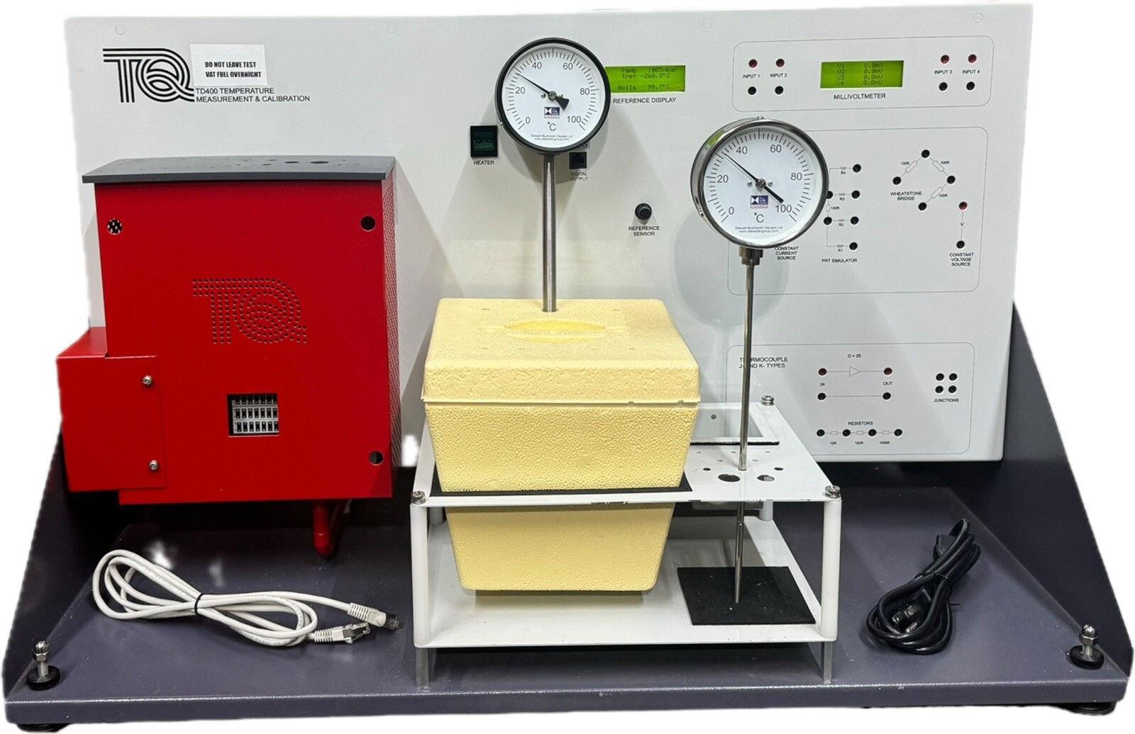 TecQuipment TD400 Temperature Measurement and Calibration Testing Station