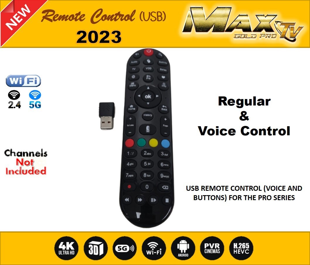 MAXTV GOLD PRO 5G 4K Quad Core 64 Bit ANDROID 9.1 (2023) UPDATED ,MORE POWERFUL