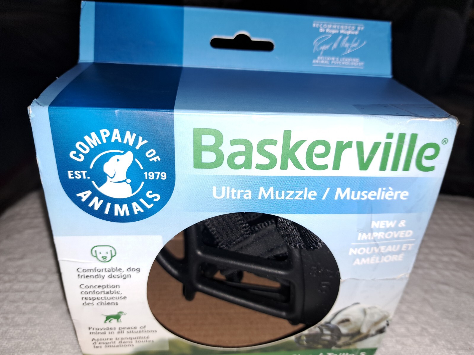 Four Large Dogs -Baskerville Ultra Muzzle For Dogs Size 5