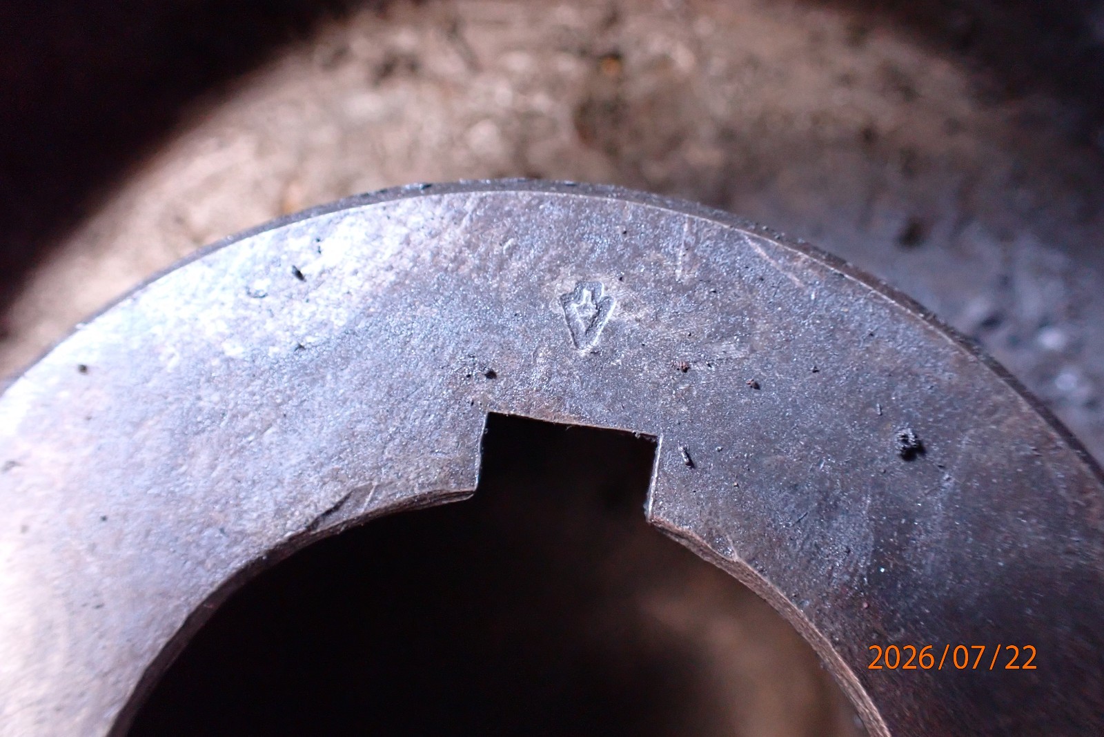OLDER LARGE SURFACE GRINDING GRINDER WHEEL ARBOR HUB WITH WEIGHTS FOR ...