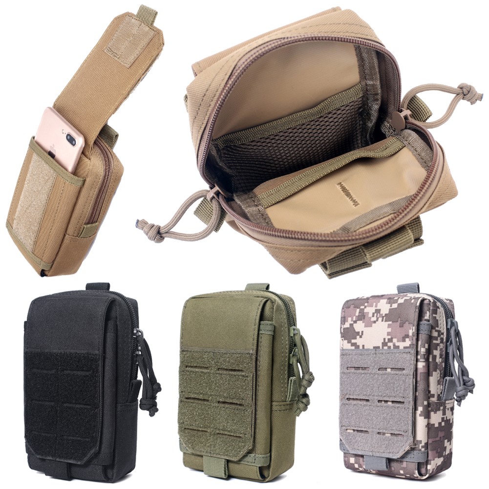 Tactical EDC Pouch Molle Utility Pouch Gadget Organizer Phone Holder Waist Pack