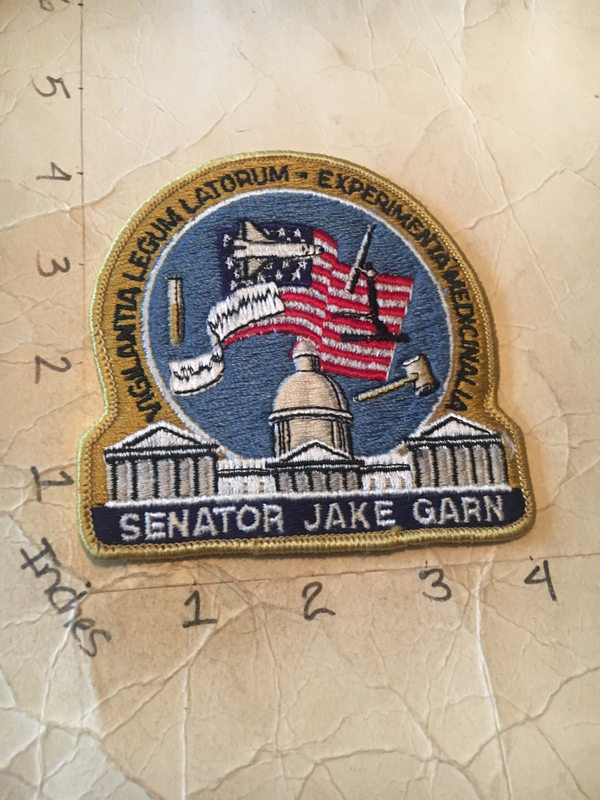 Senator Jake Garn Patriotic Patch 7/22/25