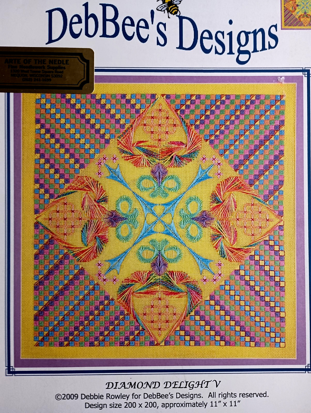 DebBee's Designs - Diamond Delight V - Needlepoint Counted Thread Chart Booklet