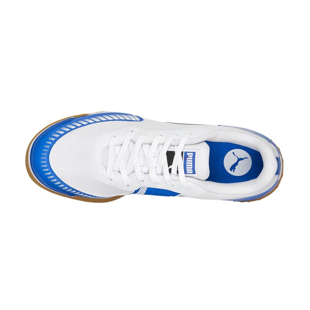 PUMA Pressing Iii Indoor Soccer Mens White Sneakers Athletic Shoes 10693404
