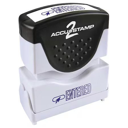Accu-Stamp2 038838 Microban Message Stamp, Entered, 13/64"