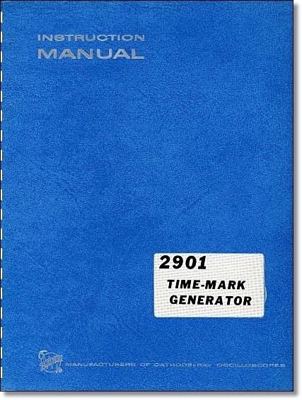 Tektronix 2901 Instruction Manual: w/11"X17" Foldouts & Protective Covers