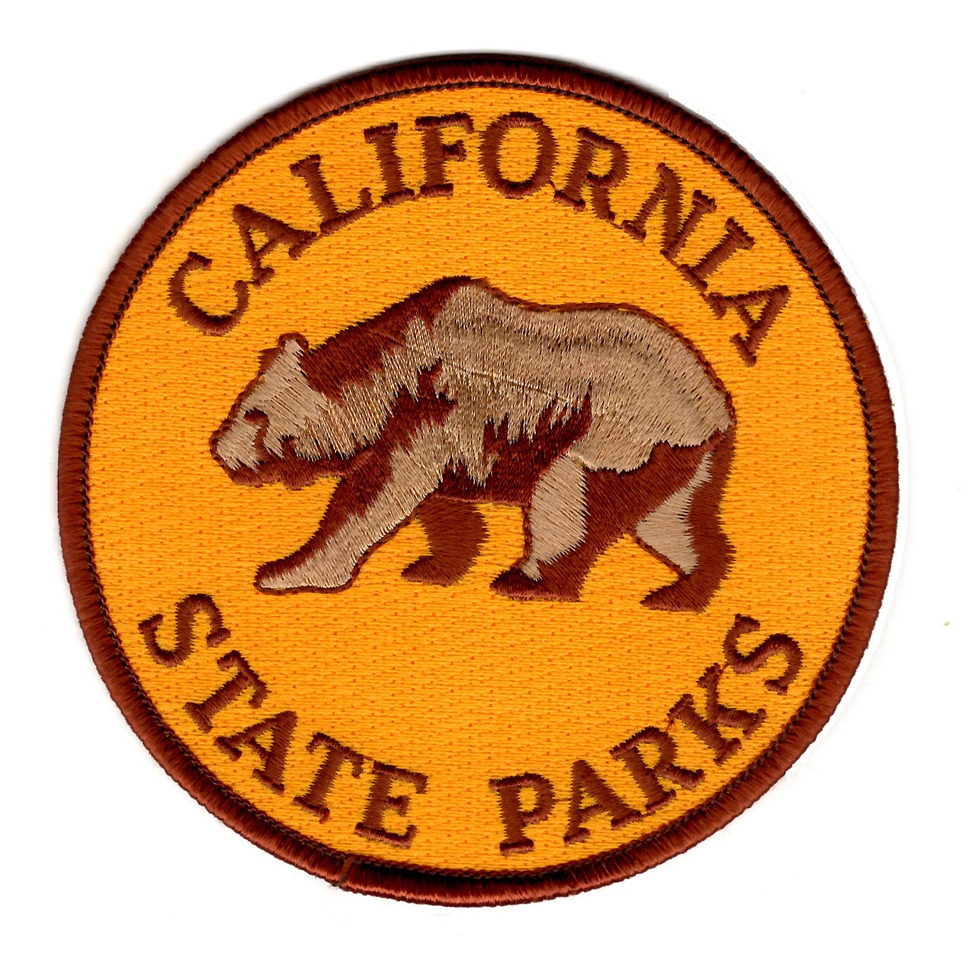 California State Parks - 4" Shoulder PATCH - 1998 Rare 1st version Times font
