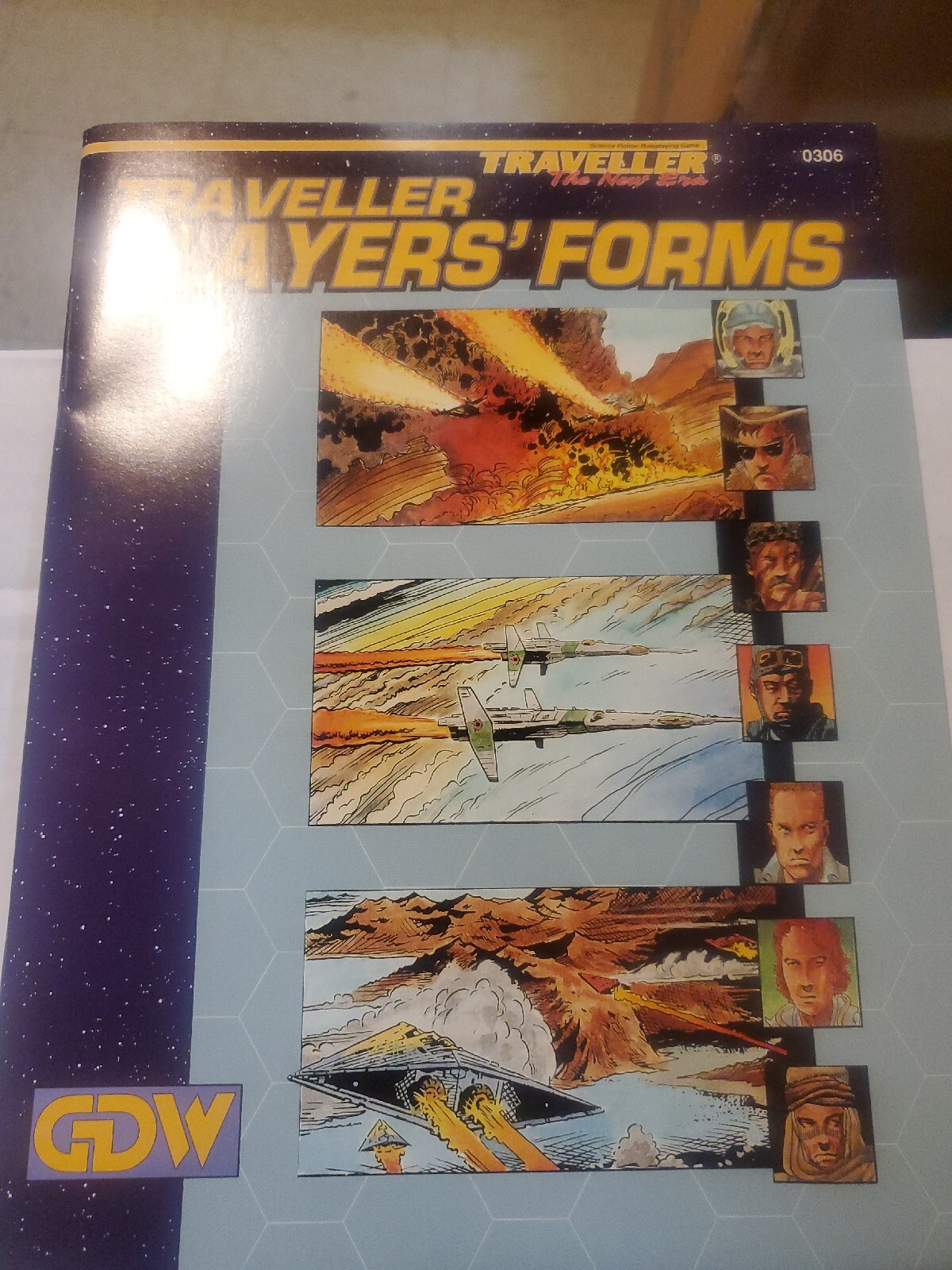 Traveller Players' Forms Traveller: The New Era 0306 RPG GDW
