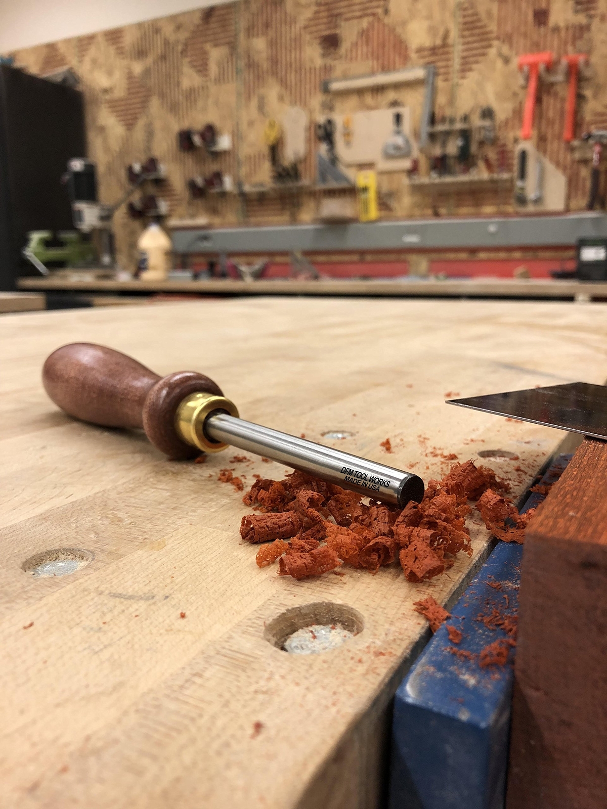 Cabinet Scraper Burnisher Tool - with Hard Maple Handle and Super Hard High Spee