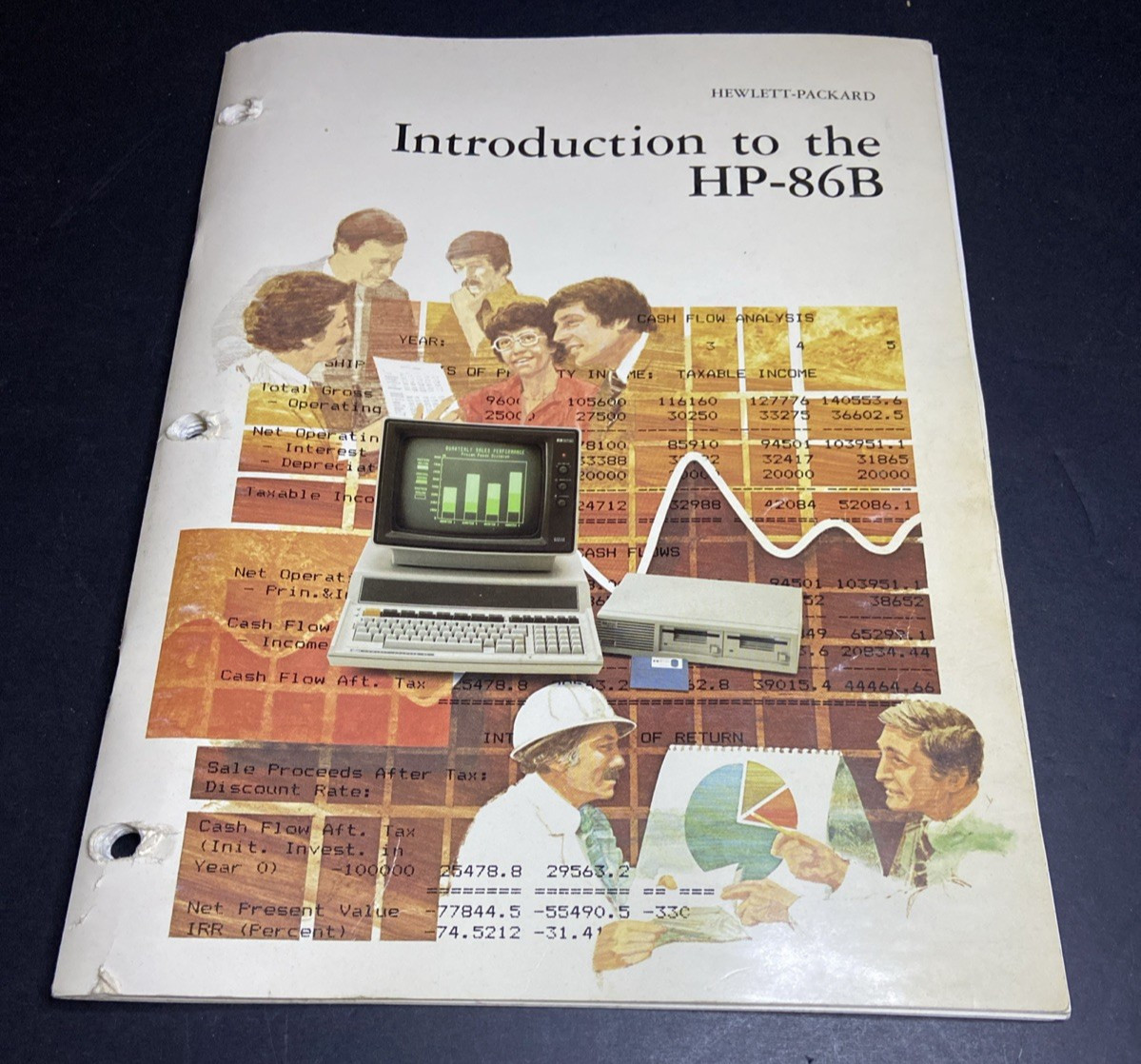 Hewlett Packard HP Introduction to the HP-86B Manual Rare Vintage