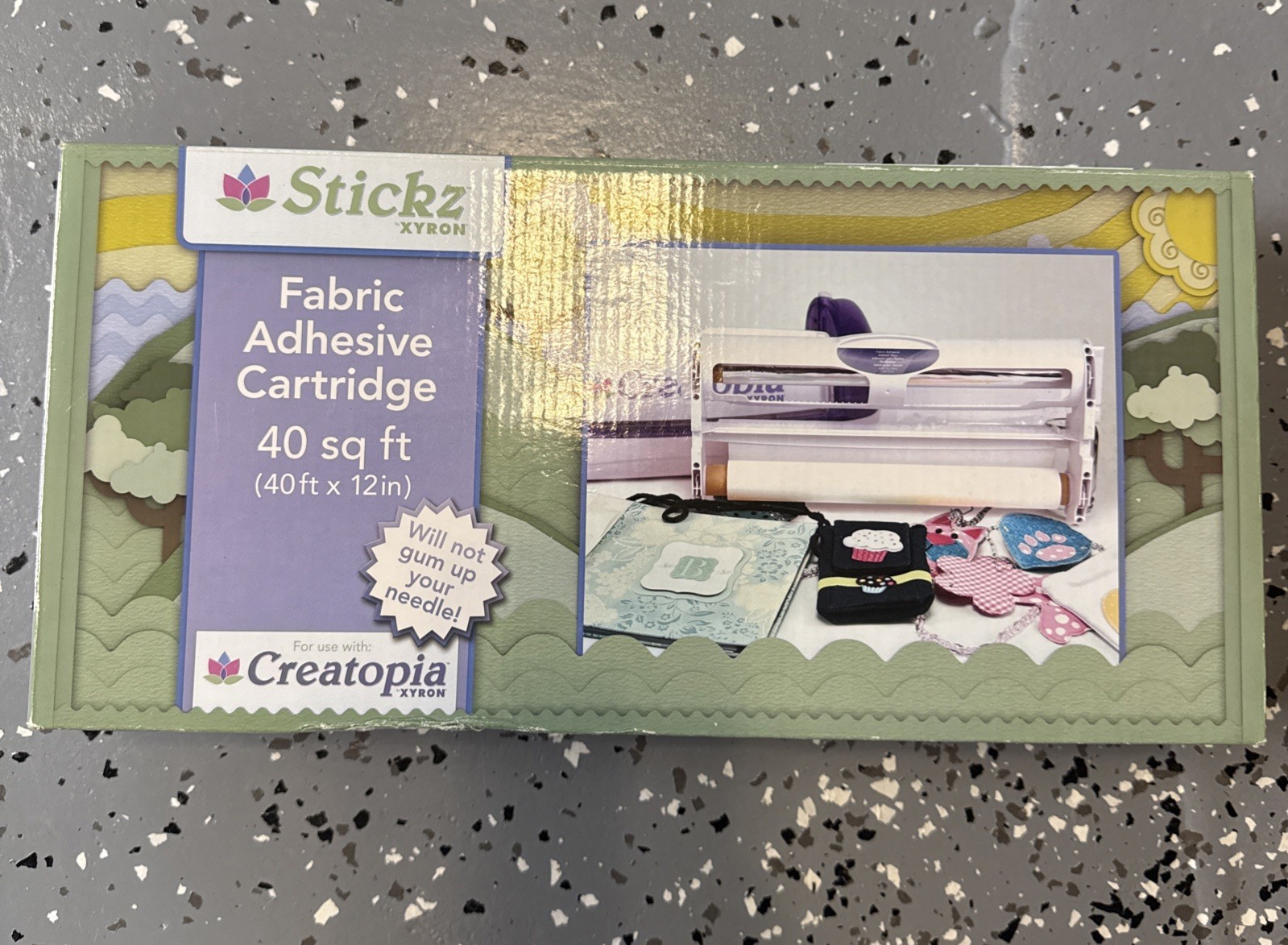 Xyron Fabric Adhesive Cartridge For use With Creatopia Xyron 40sq ft