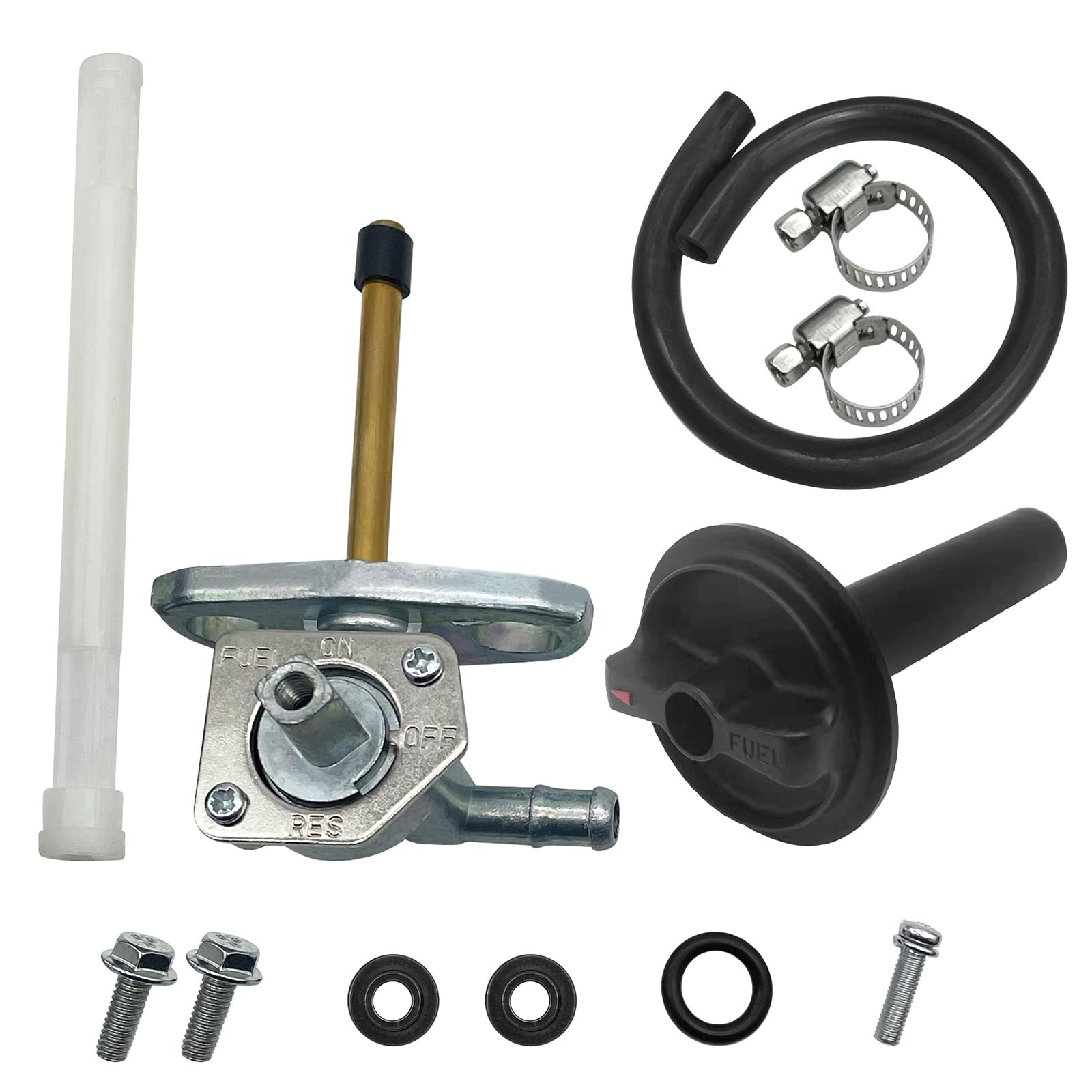 Fuel Cock Petcock with Lever Assy for Honda TRX250 TRX350 TRX400 TRX420 TRX45...
