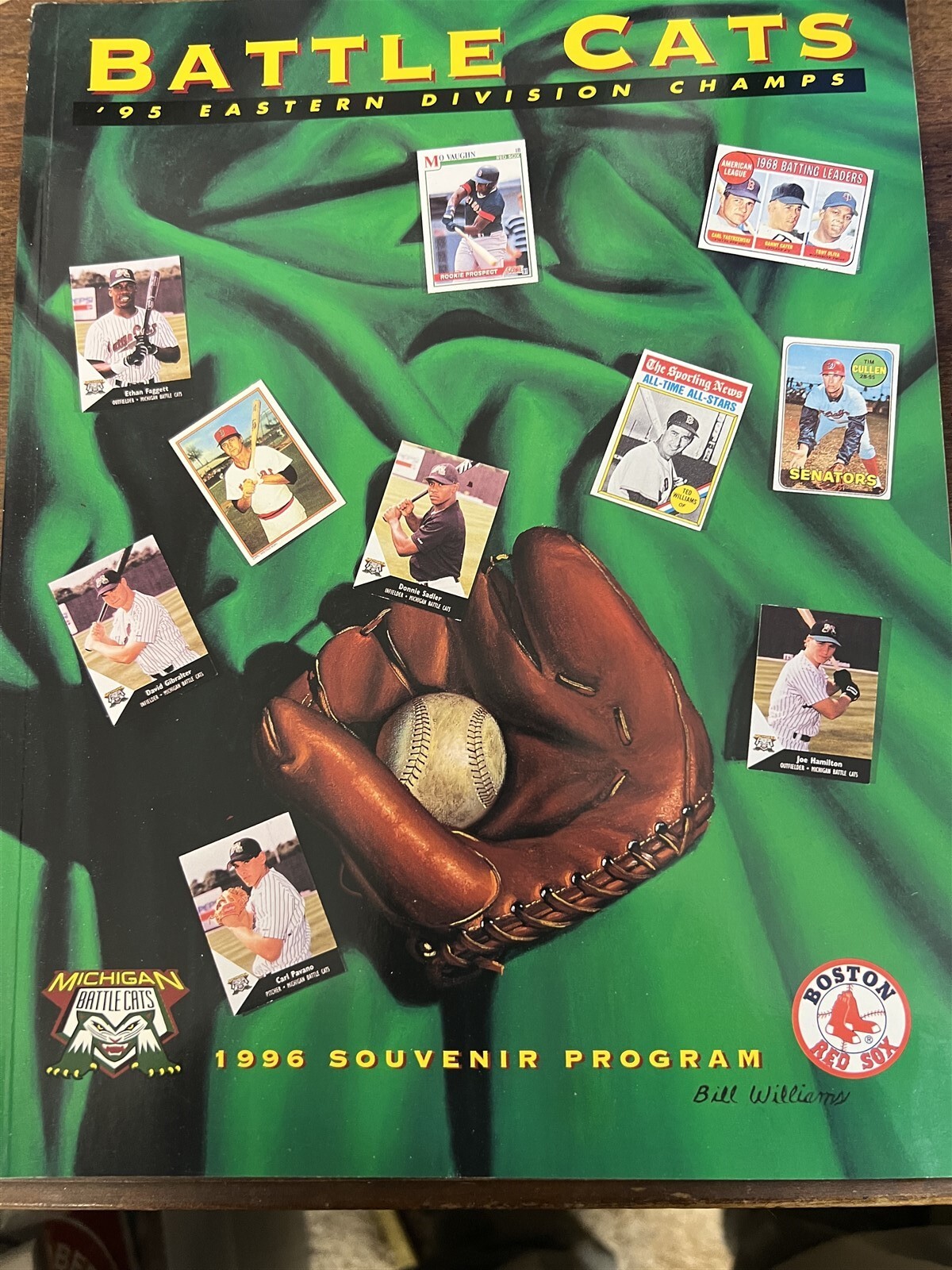 1996 Michigan Battle Cats Souvenir Program, Baseball