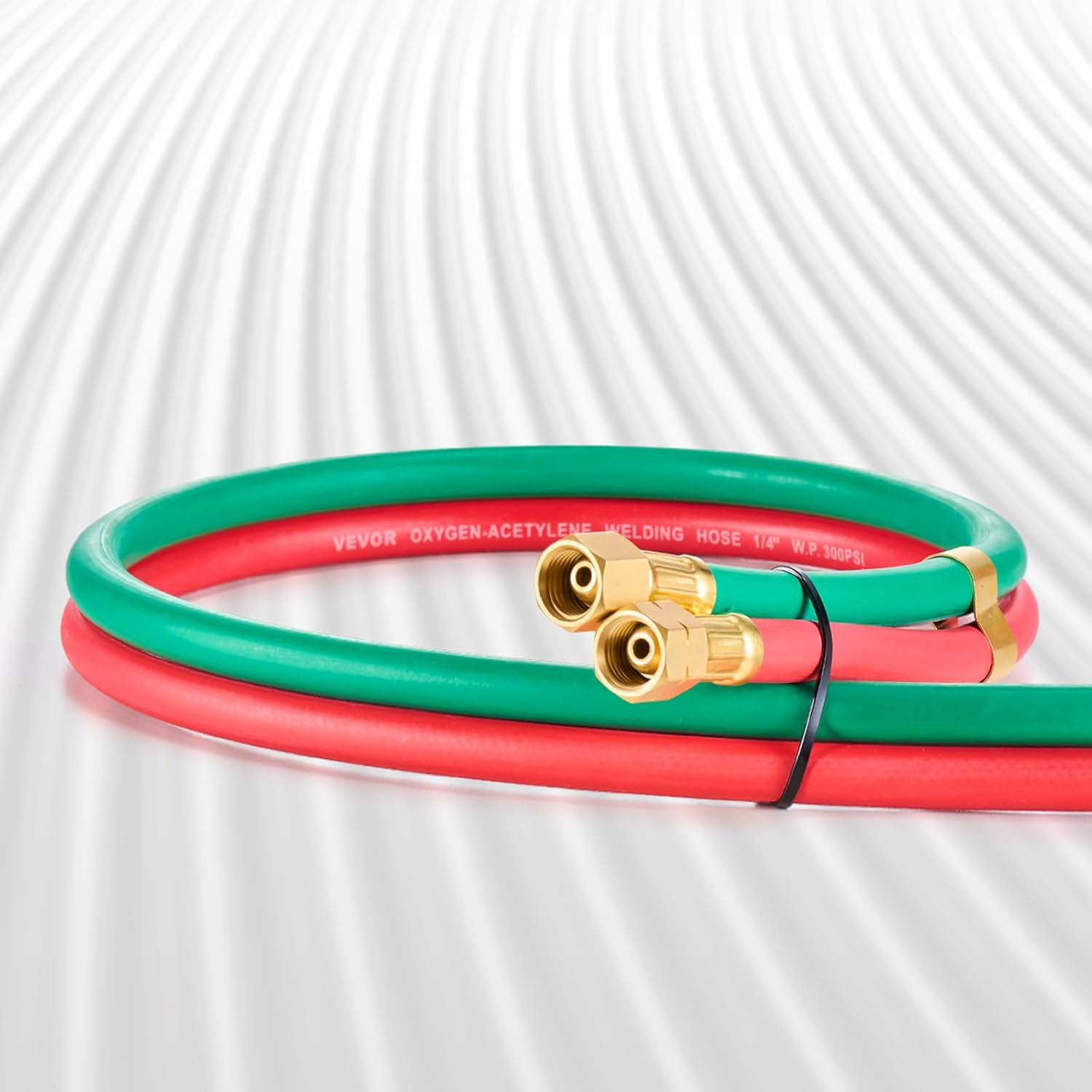 Oxygen Acetylene Hose, 1/4-Inch X 50FT Oxy Acetylene Hose with 9/16"-18 LH/RH B