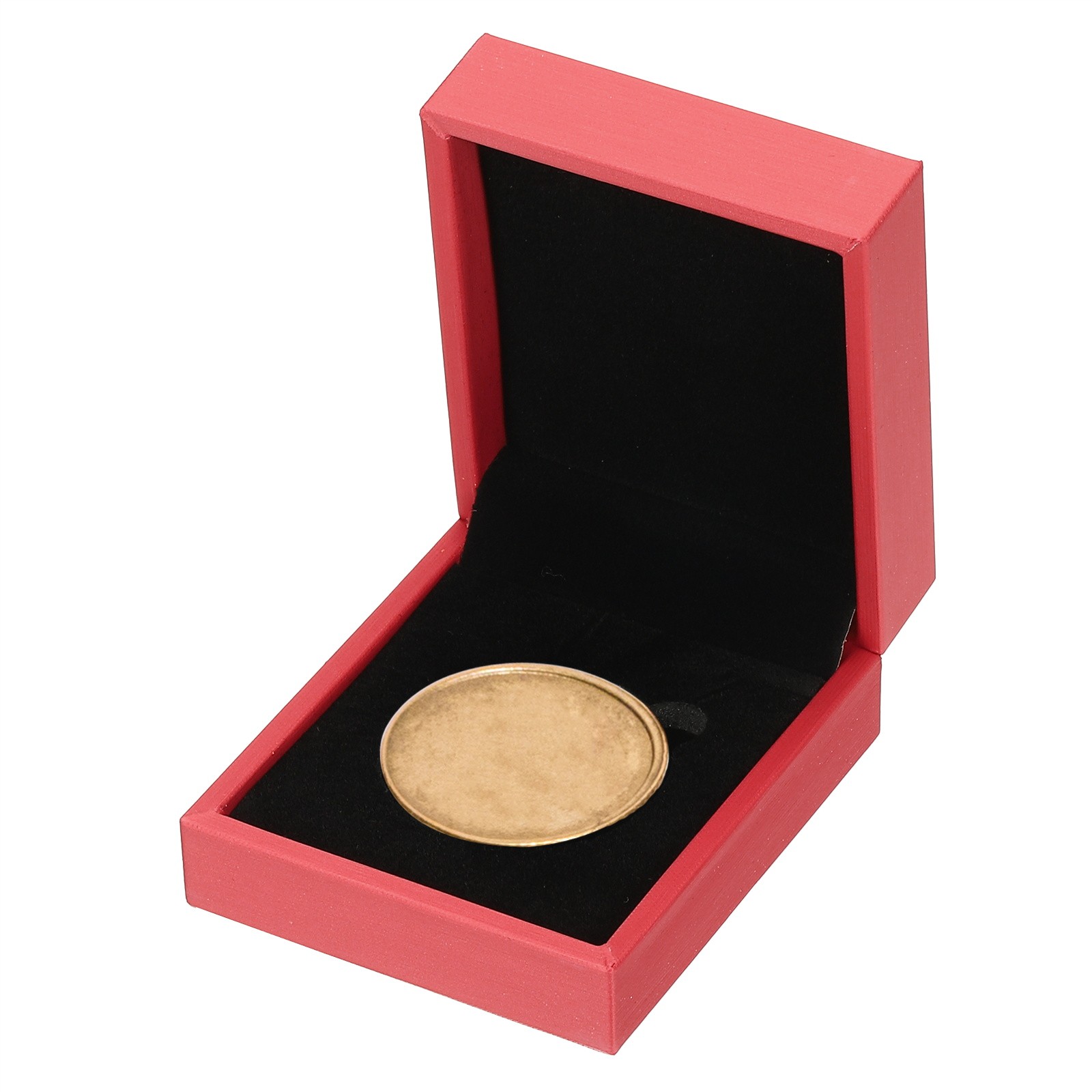Display Coin Display Box, 45mm Red Square