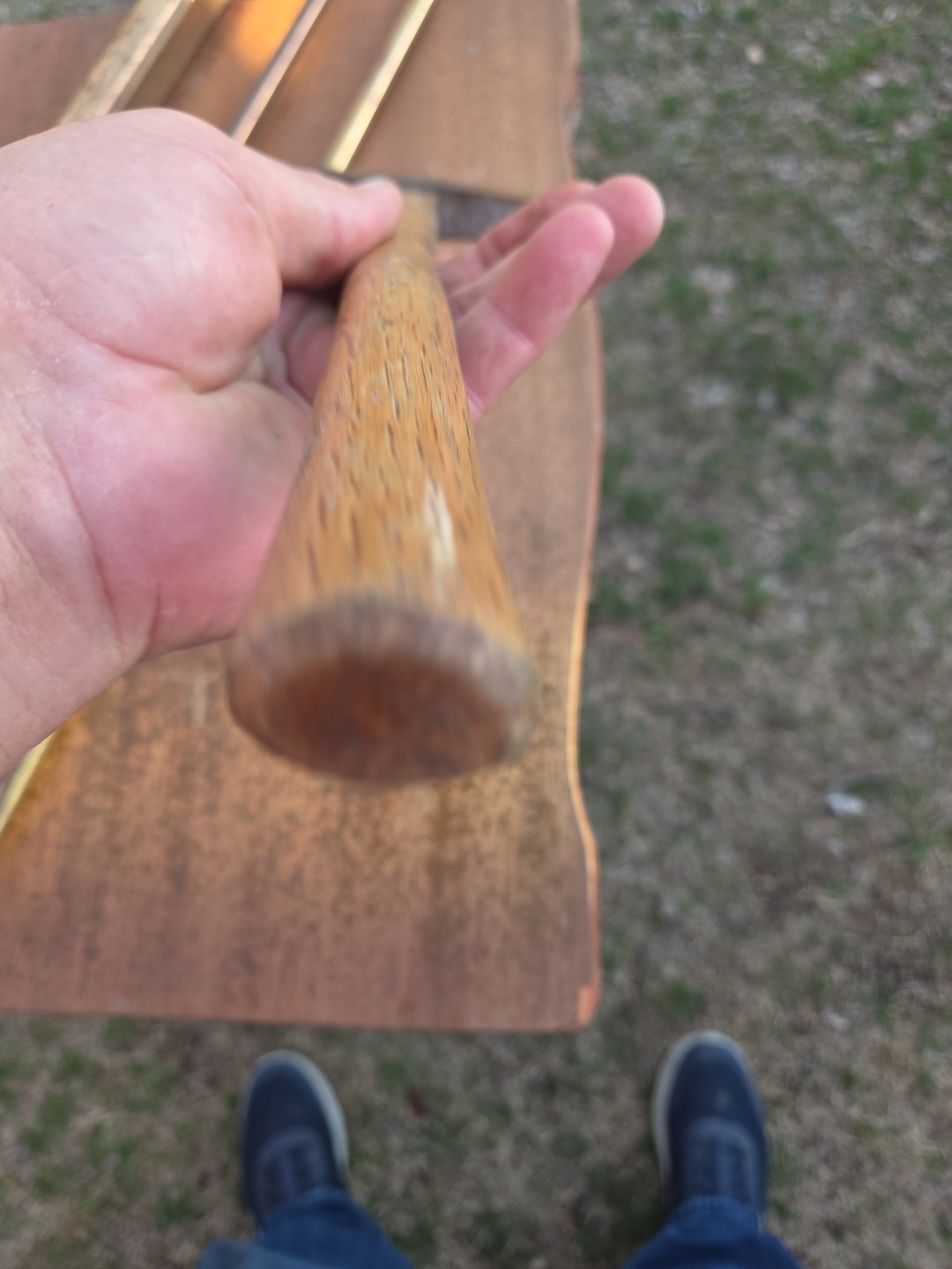 VINTAGE SPLIT HEAD TACK HAMMER BRADS SOLID HANDLE SEE PHOTO DESCRIPTION