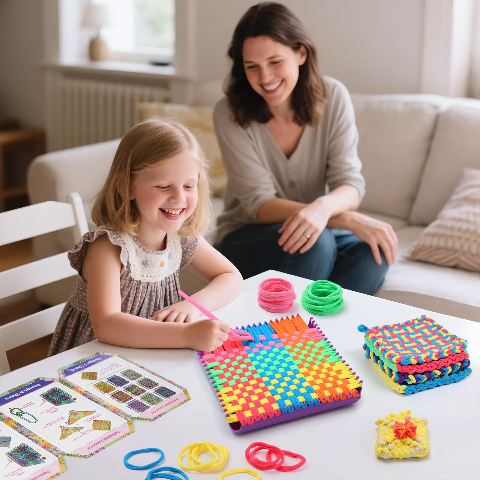 Weaving Loom Kit Toy - Birthday Gifts for Kids 6 7 8 9 10 11 12 Years Old - A...