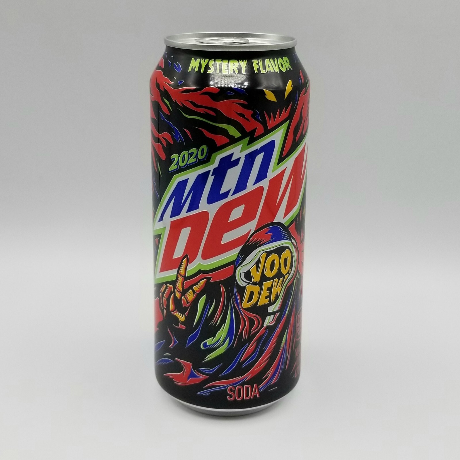 Mountain Dew VooDew 2020 Mystery Flavor 16oz Can Unopened New Mtn Dew Voo Dew