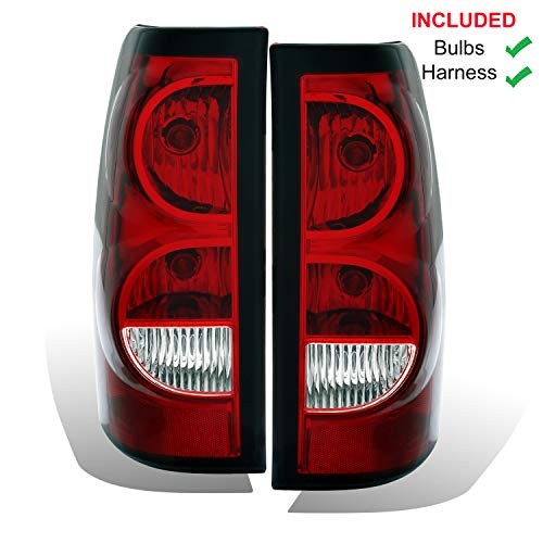 for 2003-2006 Chevy Silverado Replacement OE Style Ruby Red Red/Clear