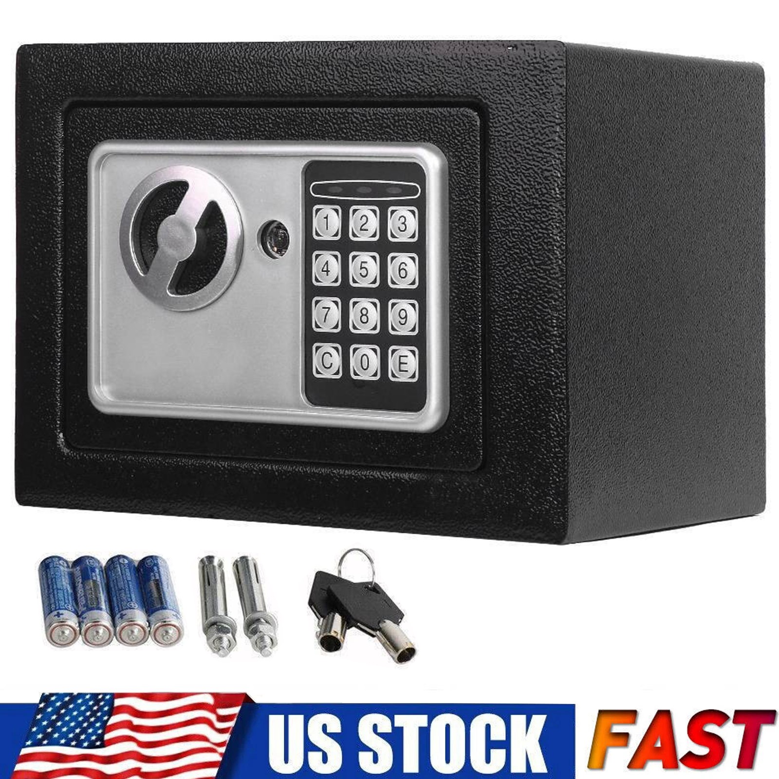 Digital Electronic Safe Box Keypad Lock Security Home Office Cash Jewelry Gun US