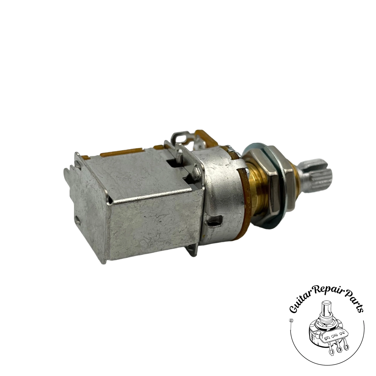 Alpha 500k Push-Push Pot, DPDT, Split-Shaft
