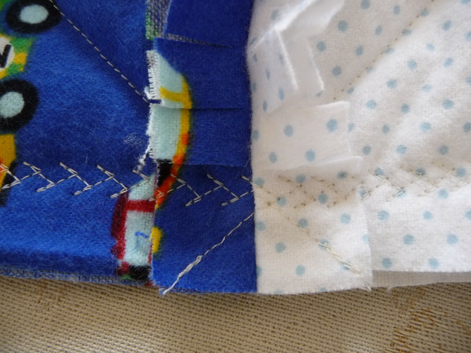 Blue Baby Quick & Easy Rag Quilt PATTERN Designed by Lenie Bosman NEW