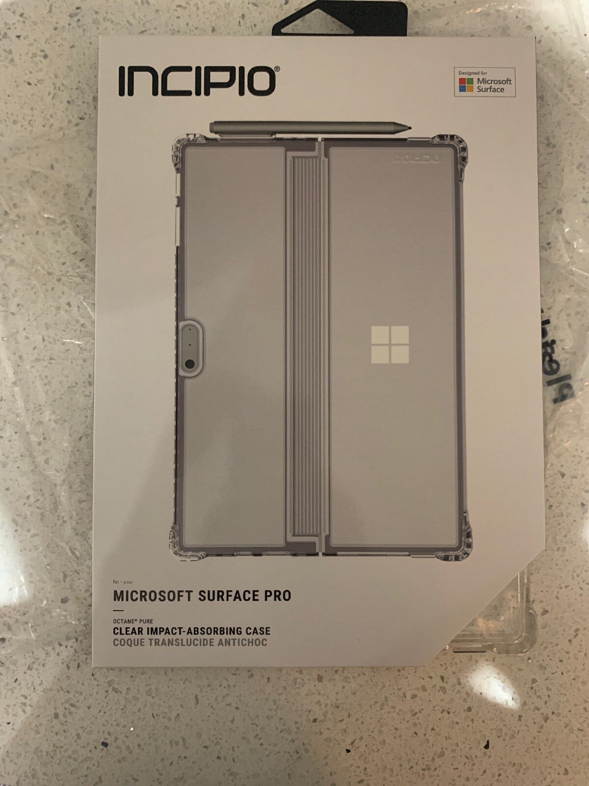 INCIPIO Octane Pure Rugged case for Microsoft Surface Pro 6, 2017 - Clear