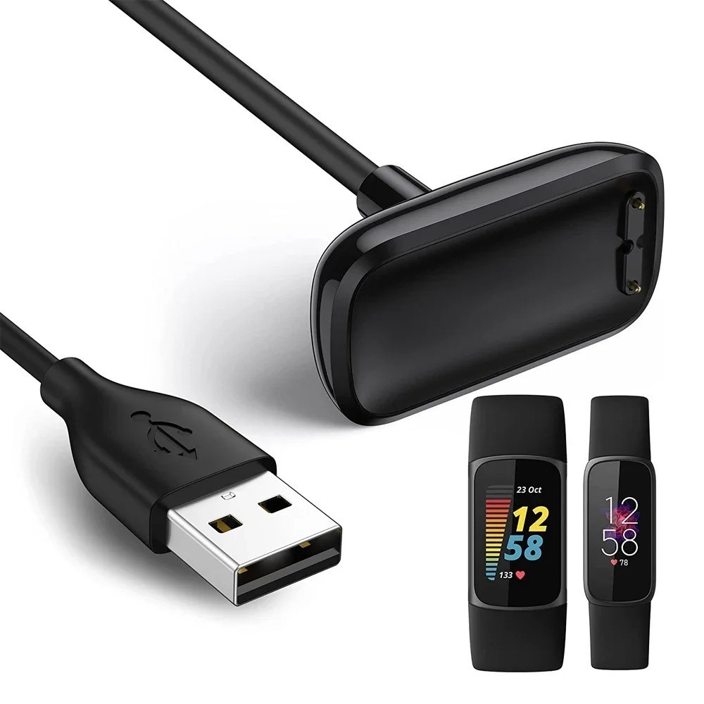 Fast Charger Cable for Fitbit Charge 5 6 Luxe Replacement USB Cord