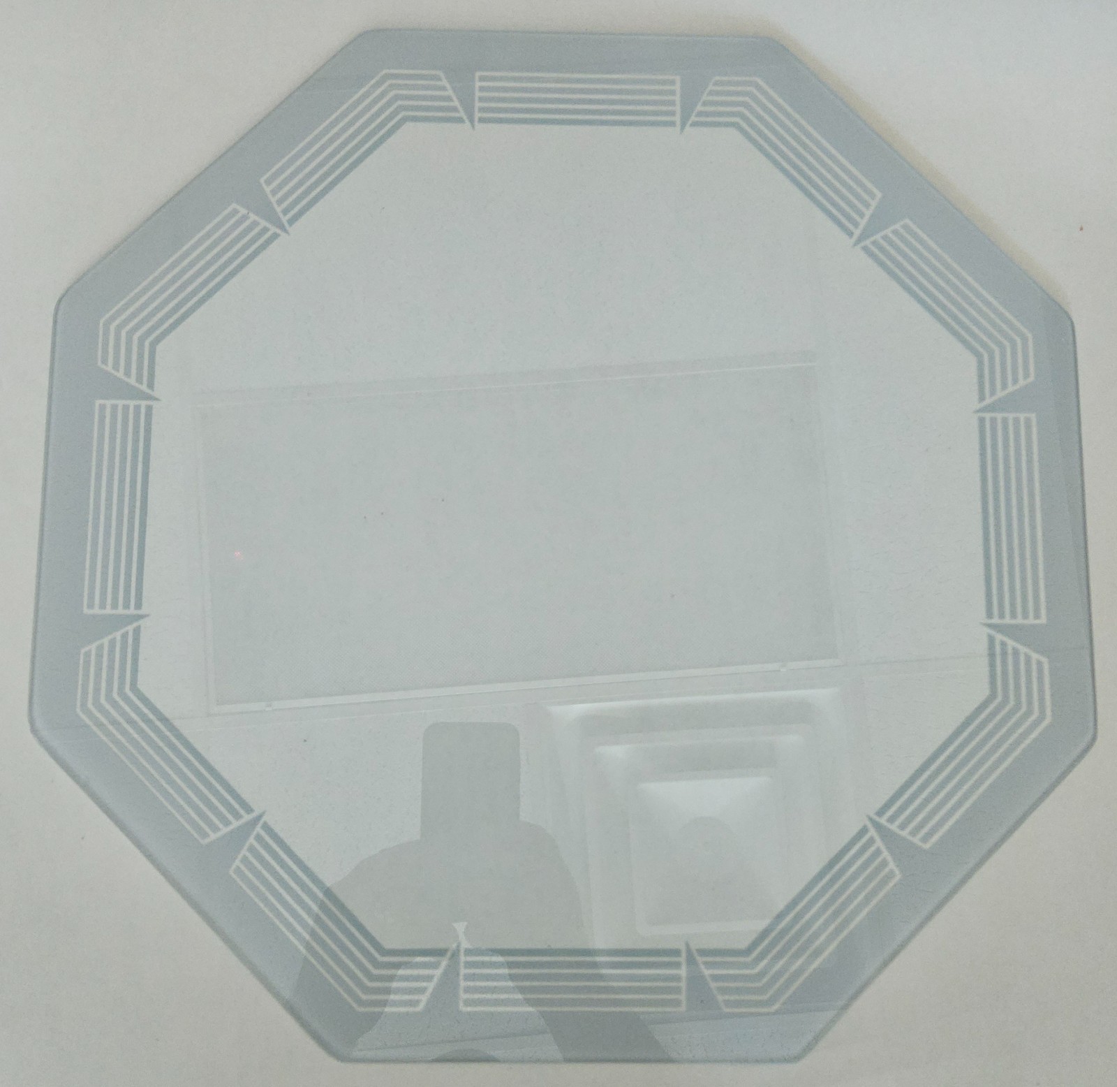 Silver Lined clock lens for NPI, Lackner neon clock #1