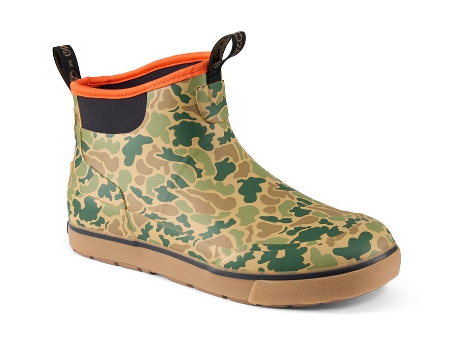 Grundens Men's Deck-Boss Ankle Boot - Size 13 - Color High Fives Camo - New