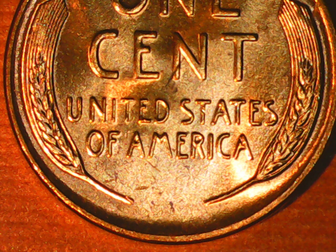 1955 Penny Die Cracks Variety Obverse