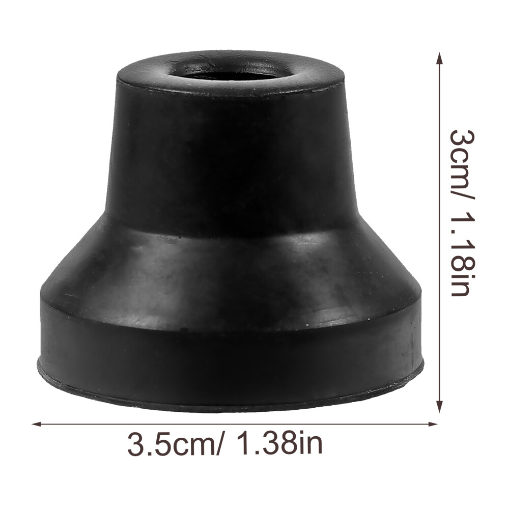 4Pcs Crutch Tips Rubber Cane Tip Heavy Duty Crutches Pad Rubber Cane Feet