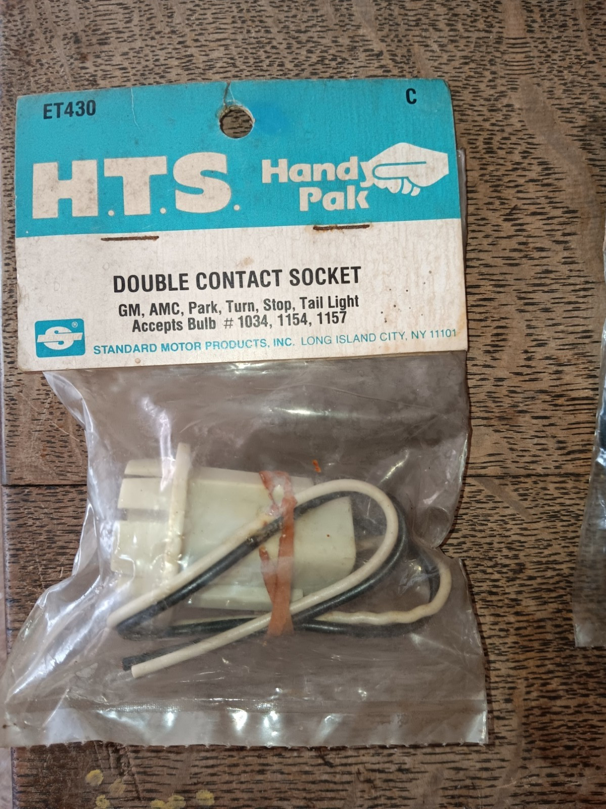 New Standard HTS Handy Pak ET430 Double Contact Socket- GM AMC Park, Turn Signal