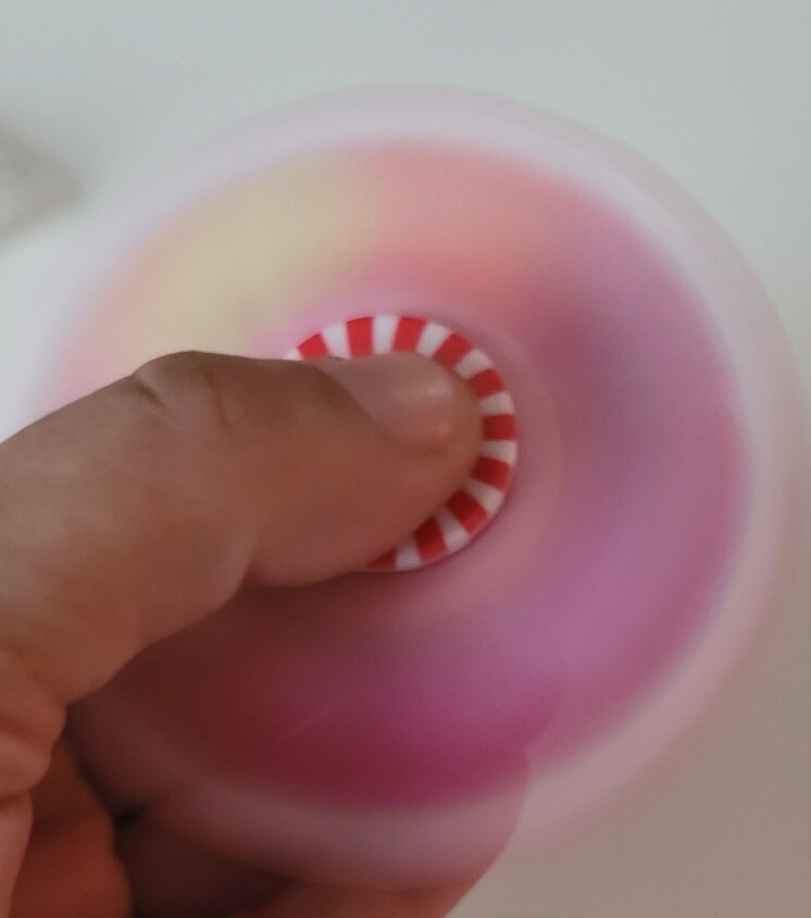 Peppermint Fidget Spinner 2in1 Bubble Popper Sensory Toy