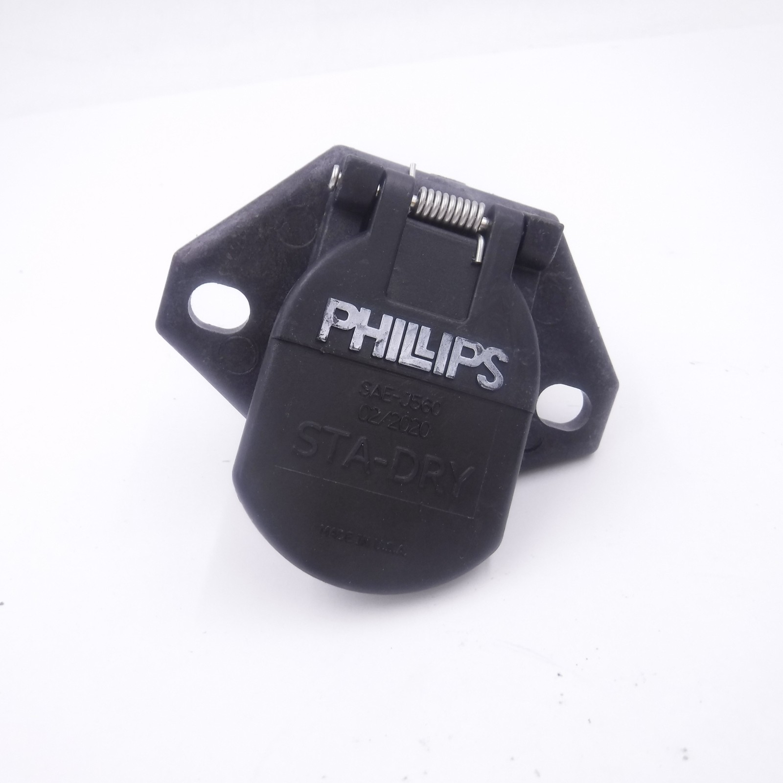 Phillips 16-724 7-Way 2-Hole Bullet Termination Split Pin Socket