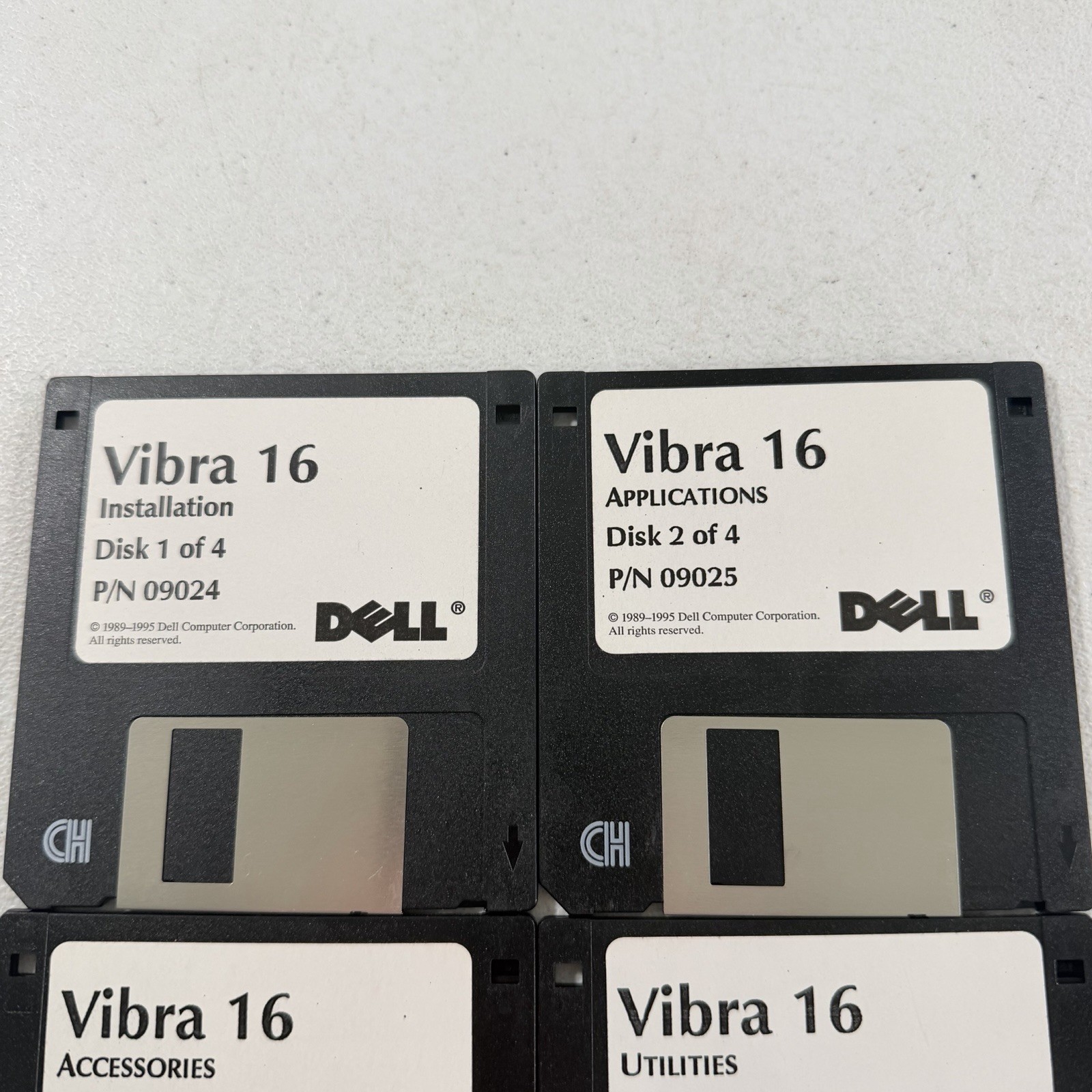 Dell Vibra 16 Installation Applications Accessories Utilities 3.5” Floppy Disk