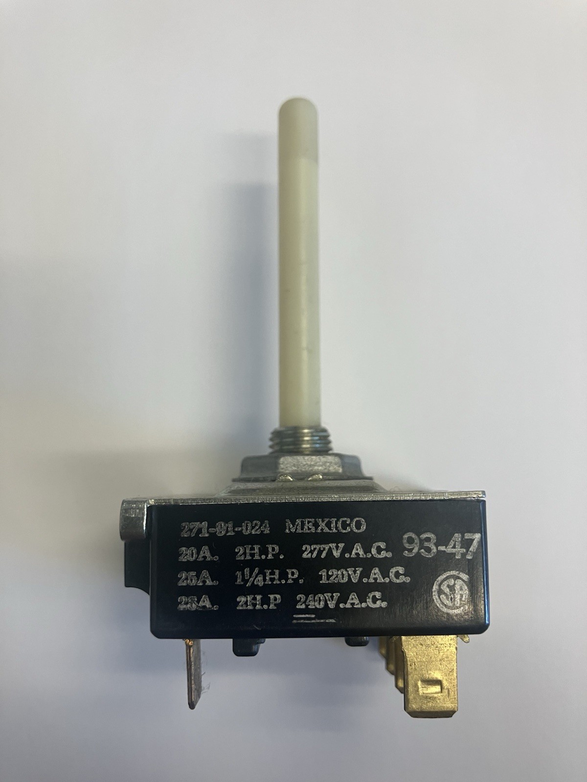 EC7225 271-91-024 93-47 RANGE TOP/STOVE TOP INFINITE CONTROL SWITCH (EACH)